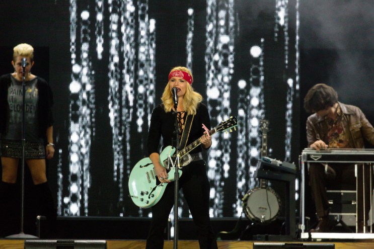 Miranda Lambert on stage.