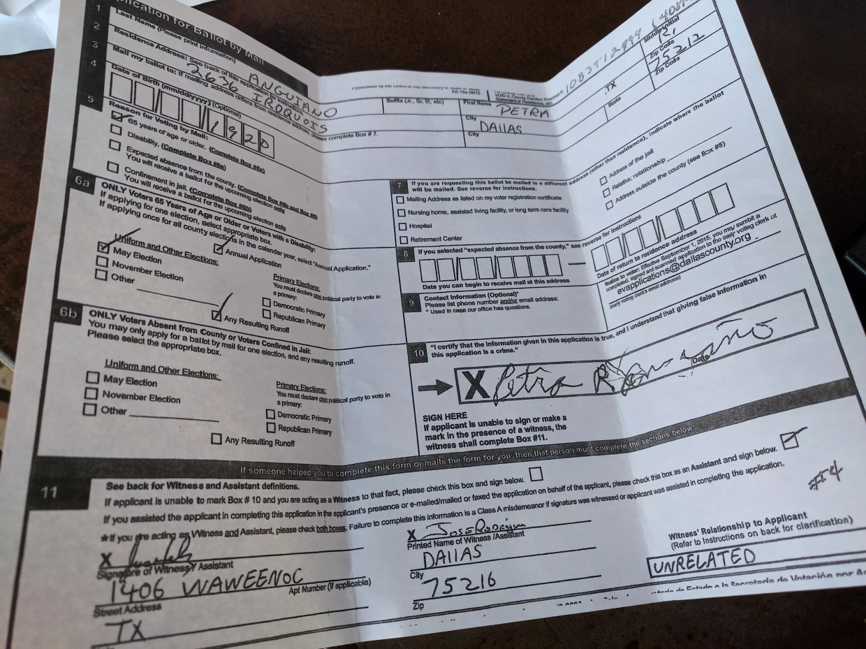 Texas Supreme Court Stops Expanded Vote-By-Mail, At Least for Now