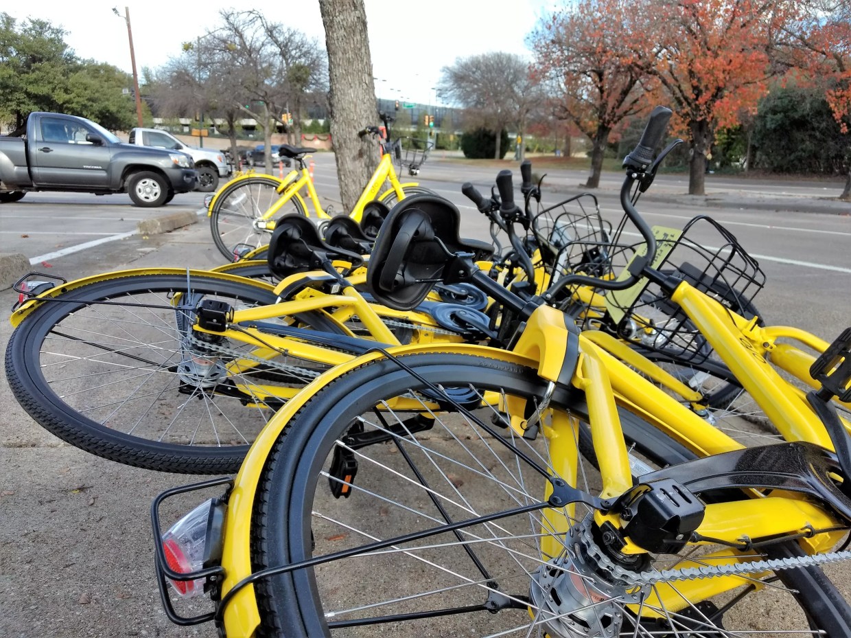Ofo Bikes (the Yellow Ones) Are on Their Way Out of Dallas