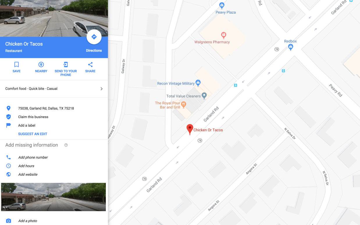 We Found Three Fake Dallas Restaurants on Google Maps, So We Created Our Own