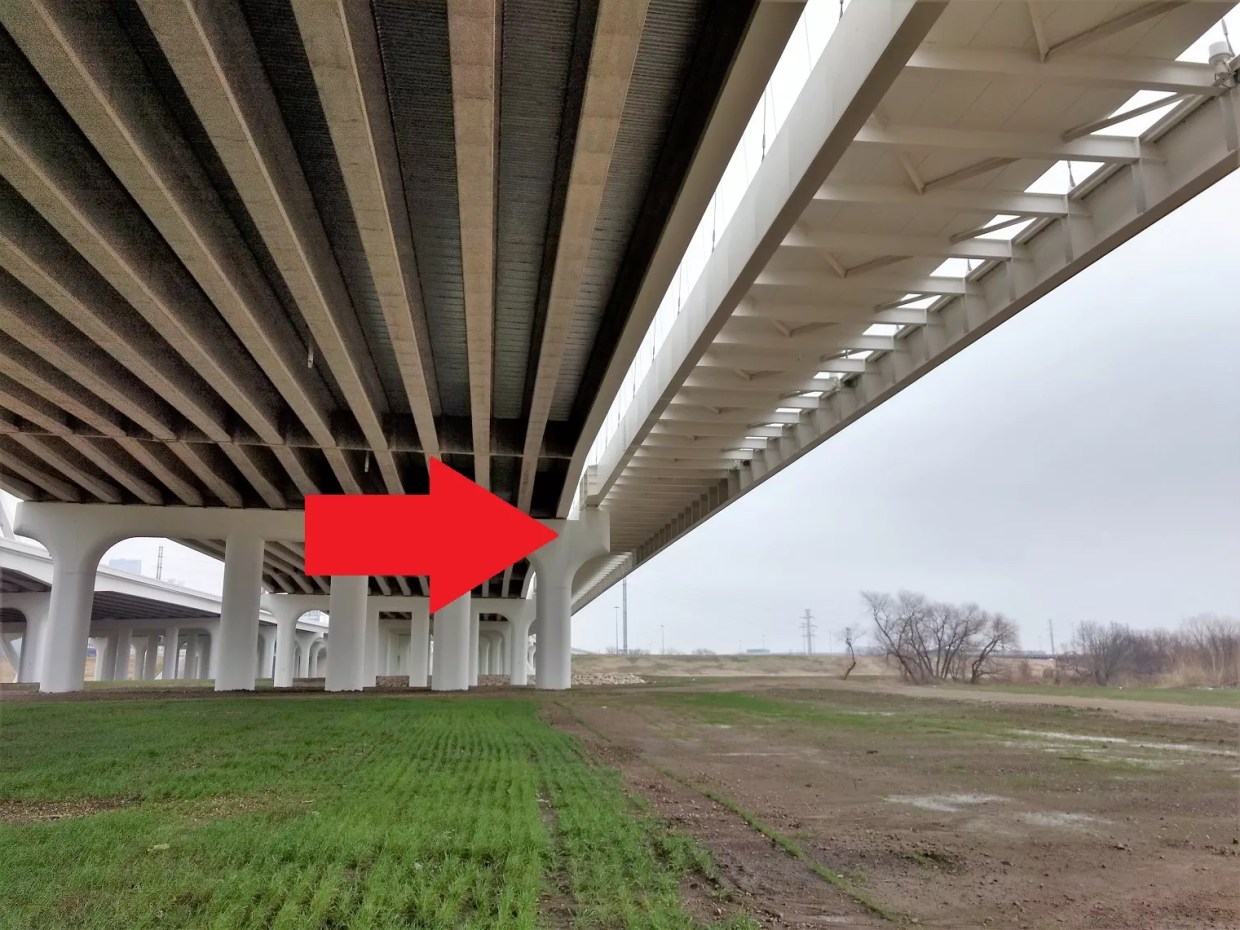 Margaret McDermott Is not Much of a Suspension Bridge, Barely a Bridge at All