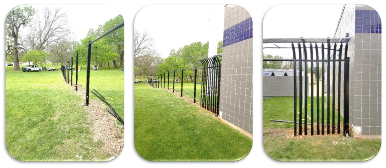 Dallas Finally Begins Fencing at Police Stations