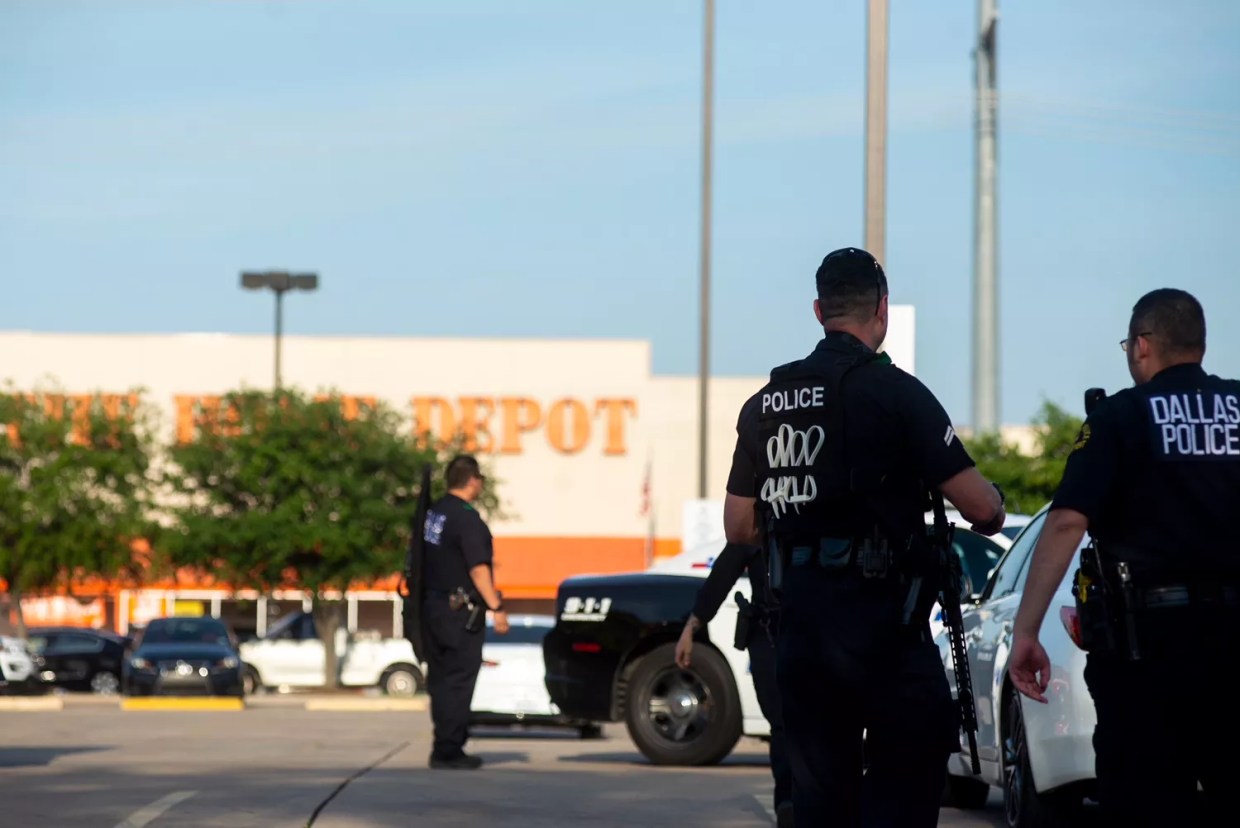 Dallas Police Officer Dies After Being Shot at Northeast Dallas Home Depot. Partner Remains In Critical Condition.