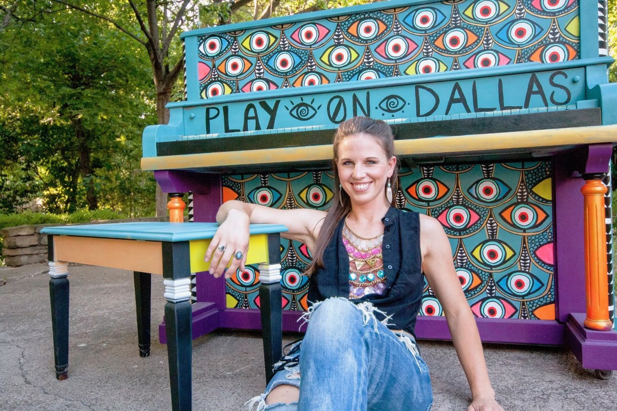 Leigha Lugo Is Painting Pianos For Dallas