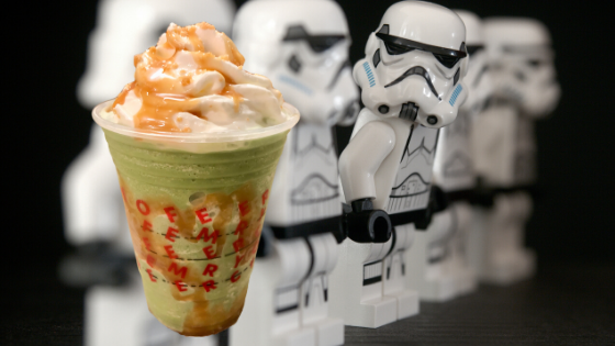We Ordered the Baby Yoda Frappuccino at Starbucks and It WORKED!