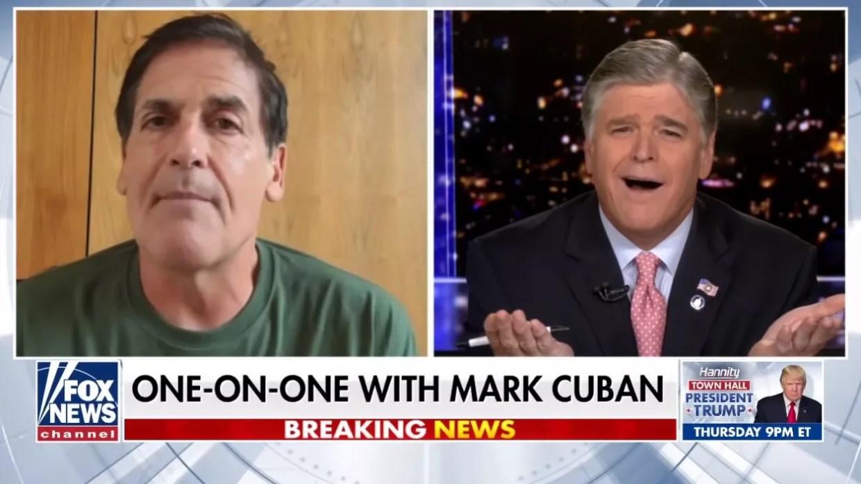 Is It As Frustrating to Talk to Sean Hannity on TV As It Looks? We Asked Mark Cuban.
