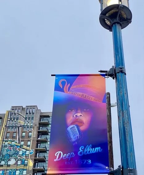 Artists Tell Deep Ellum’s Bluesy Story Through Banners Honoring Key Figures