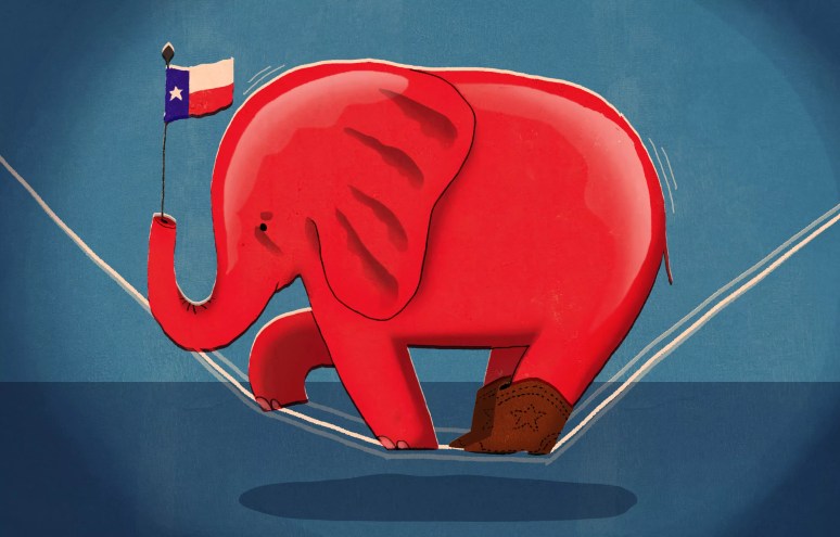 republican elephant texas flag