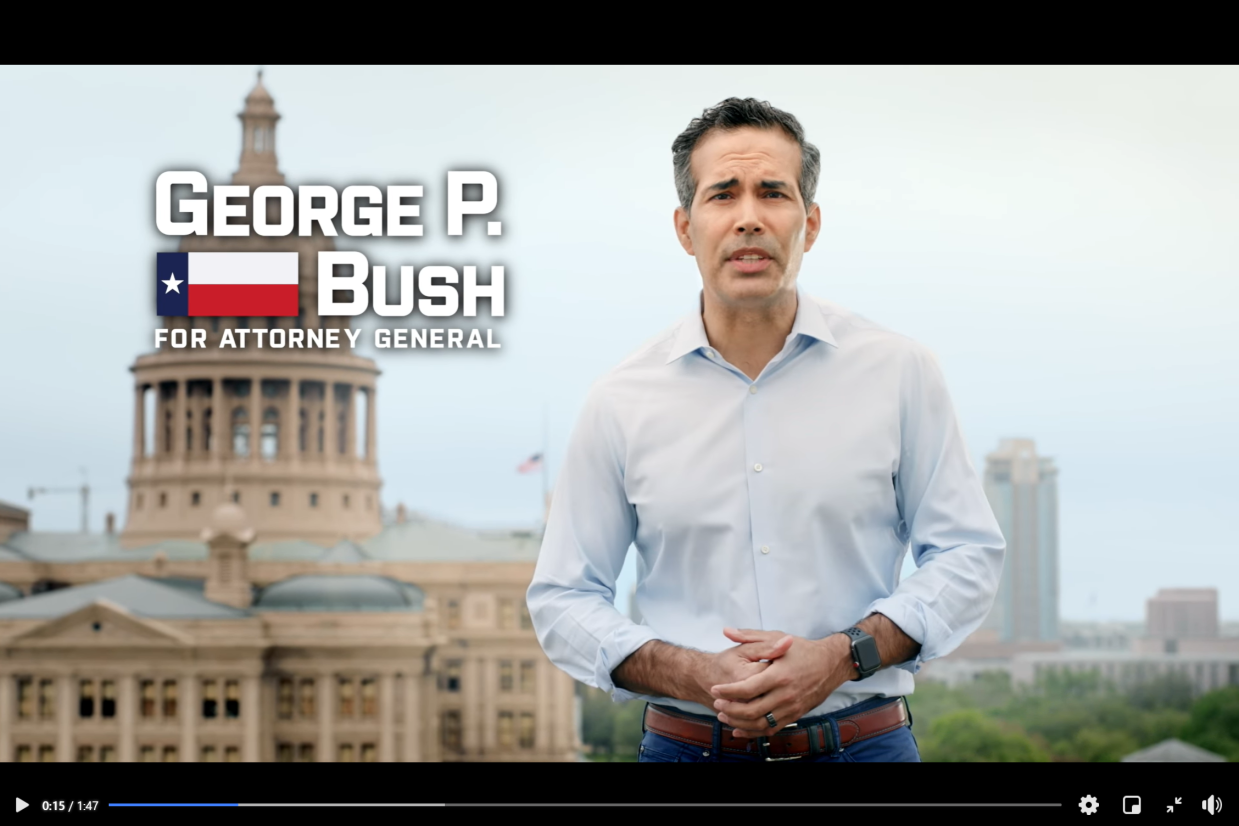 George P. Bush Cozies Up to Trump in Attorney General Ad