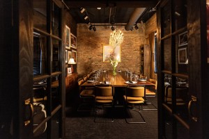 a private dining room in Brass Ram