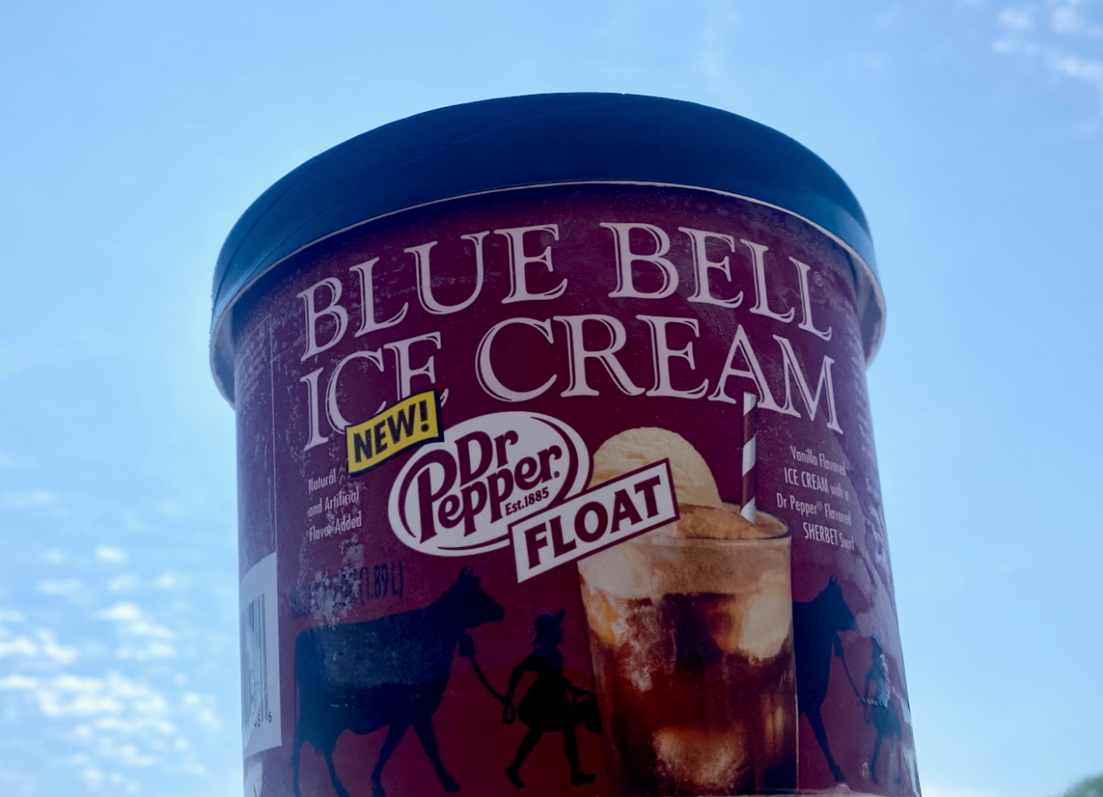 Blue Bell Announces New Ice Cream in Stores Now: Dr Pepper Float