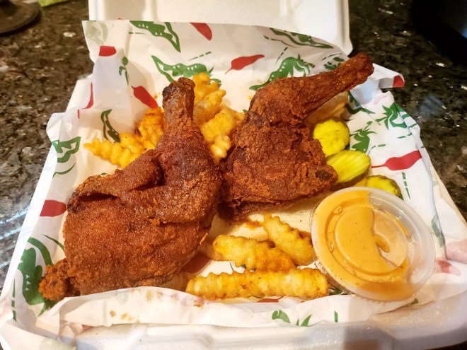 Fiery Hot Nashville Chicken chicken basket