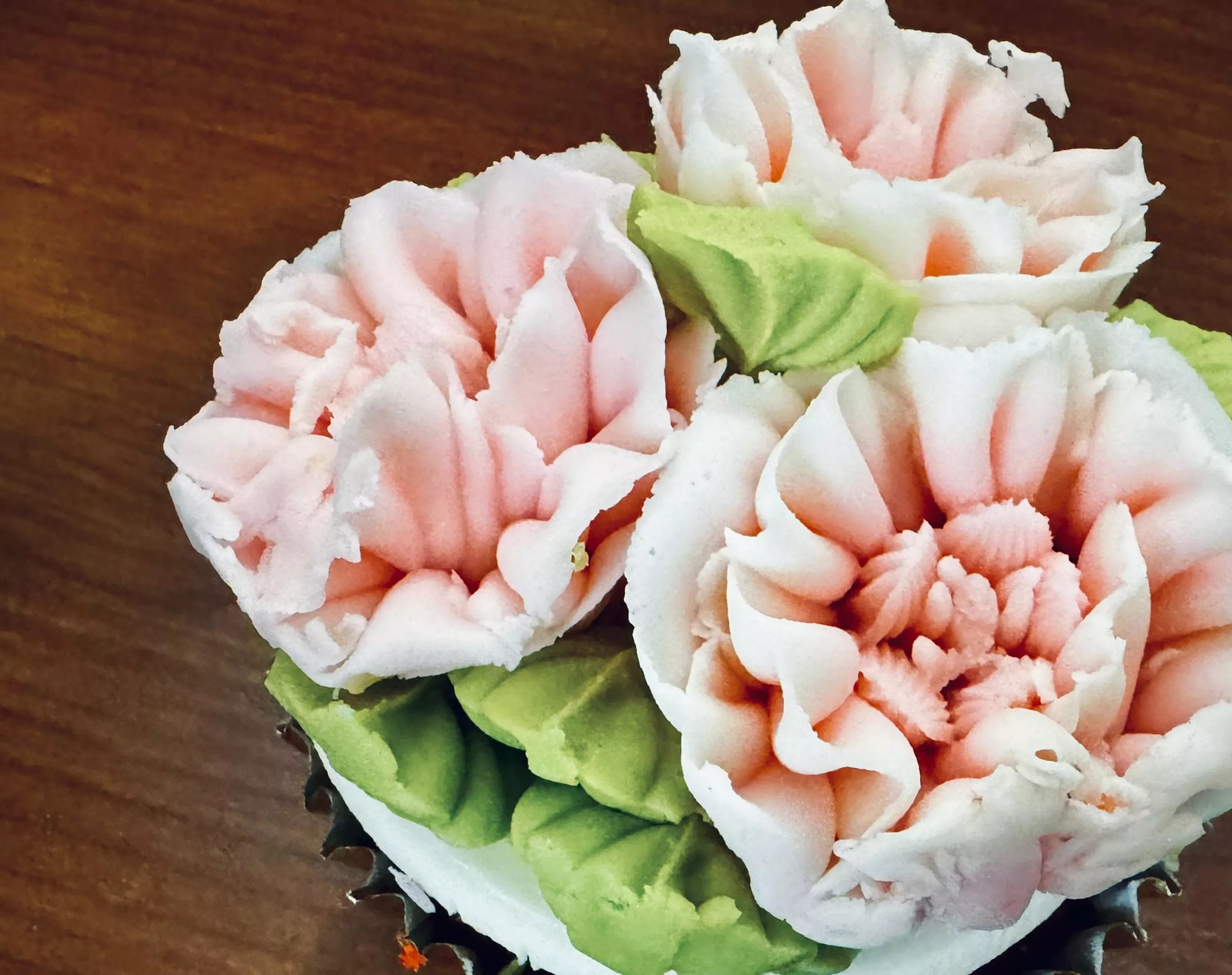 cupcakes that look like flowers are a speciality of The Cupcake Experience.