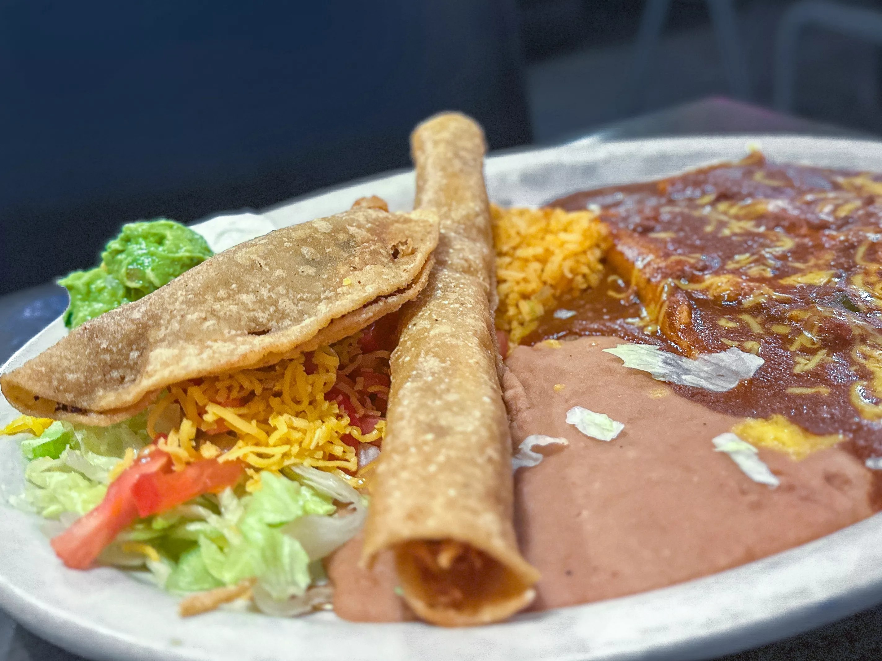 A plate of Tex-Mex as Casa Navarro