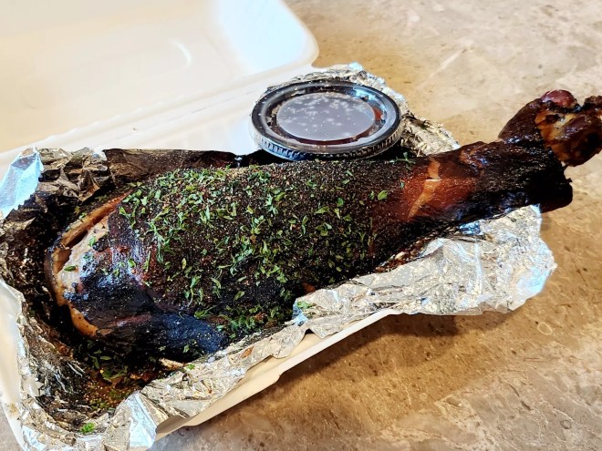 Granny's smoked turkey leg