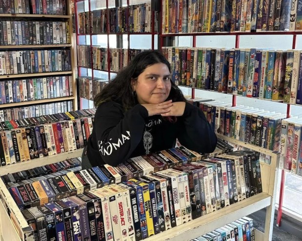 Vianca Vega, a staff member of Dallas' Texas Theatre.