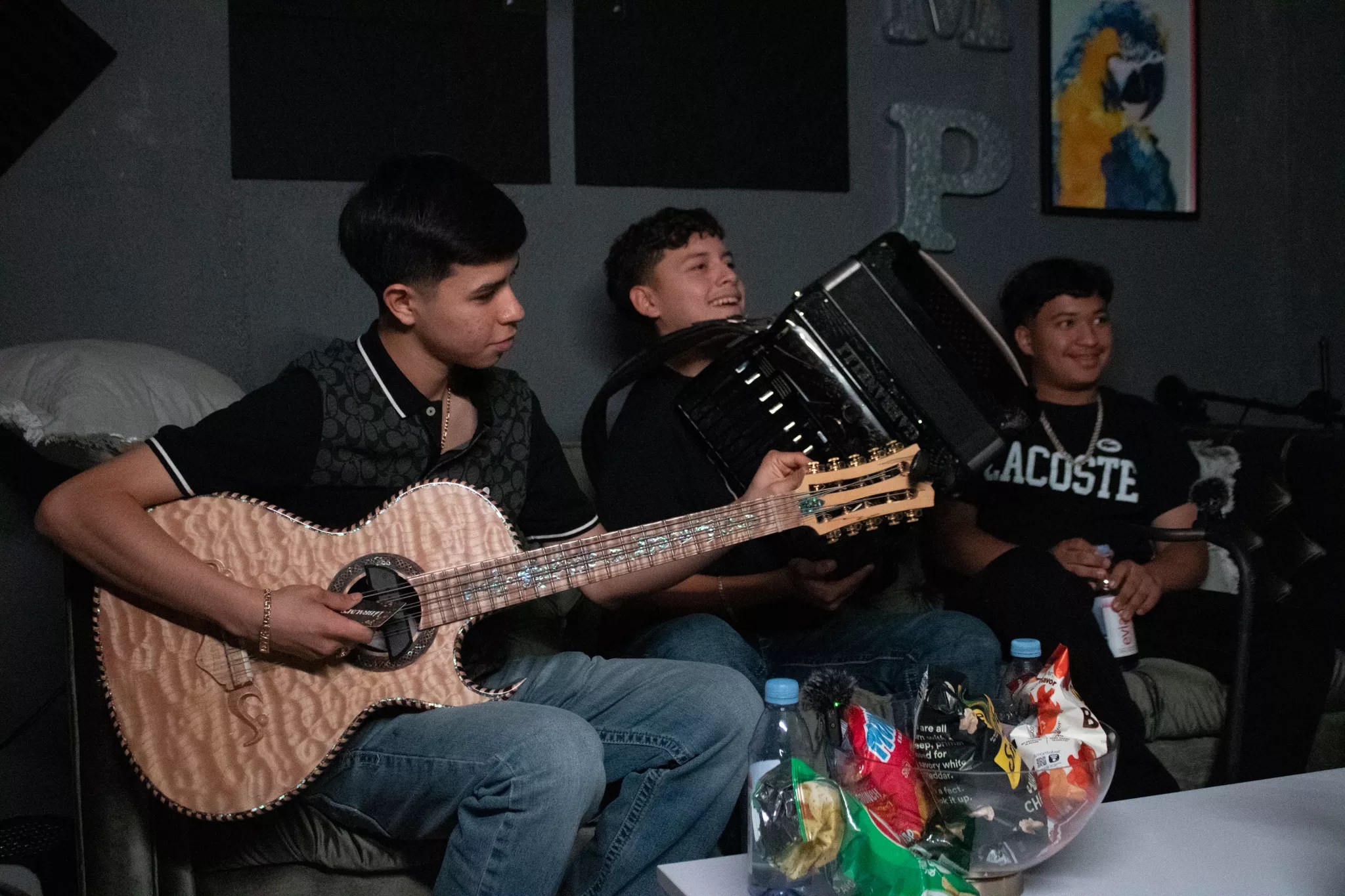Los Menores (from left): Victor Leyva, Esteban Mendez and Andy Barraza.
