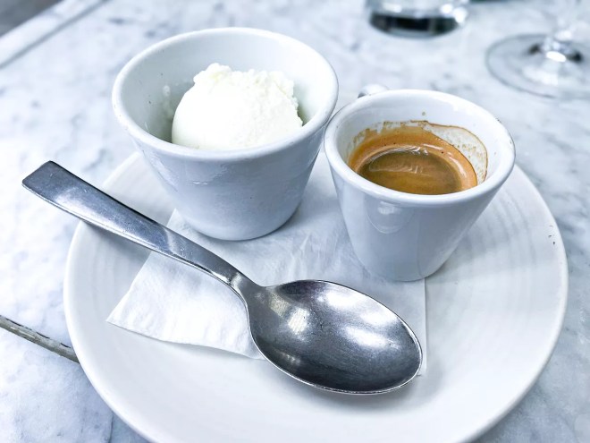 affogato gelato espresso