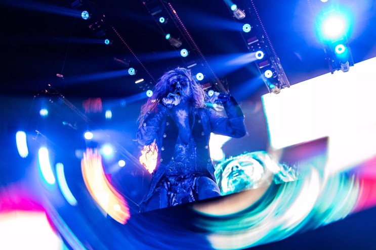 Rob Zombie and Alice Cooper performed at Fort Worth's Dickies Arena.