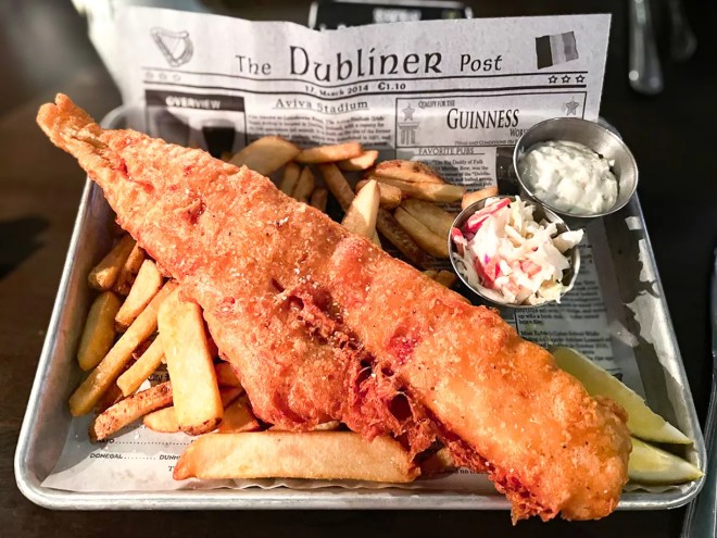 fish and chips Patrick Kennedy's