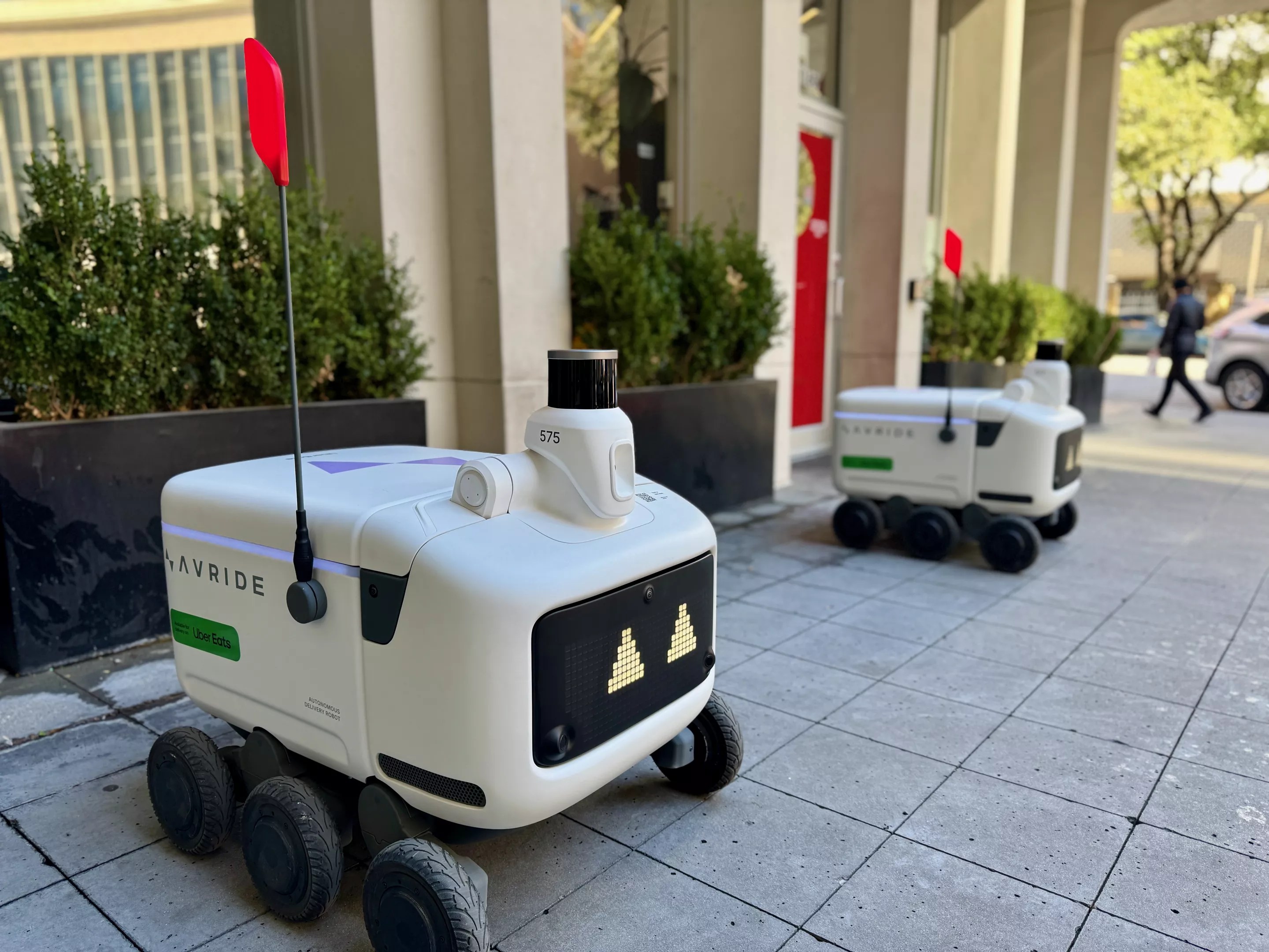 Avride robots at salsa limon in dallas