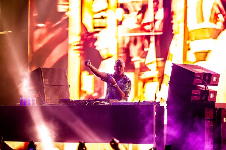 Fatboy Slim playing SILO Dallas.