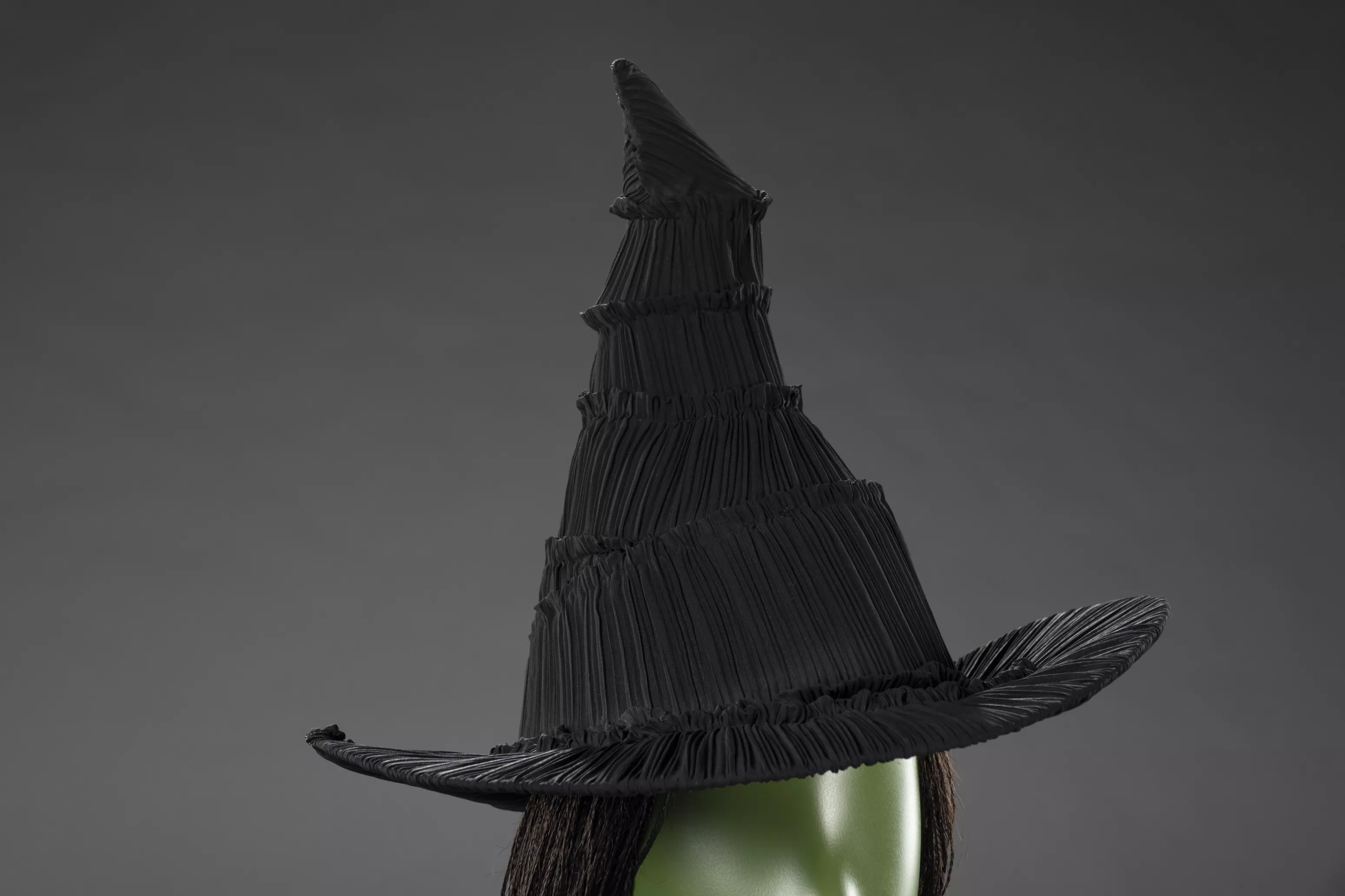 A costume at the <i>Wicked Threads</i> exhibition at Arlington's Museum of Art.