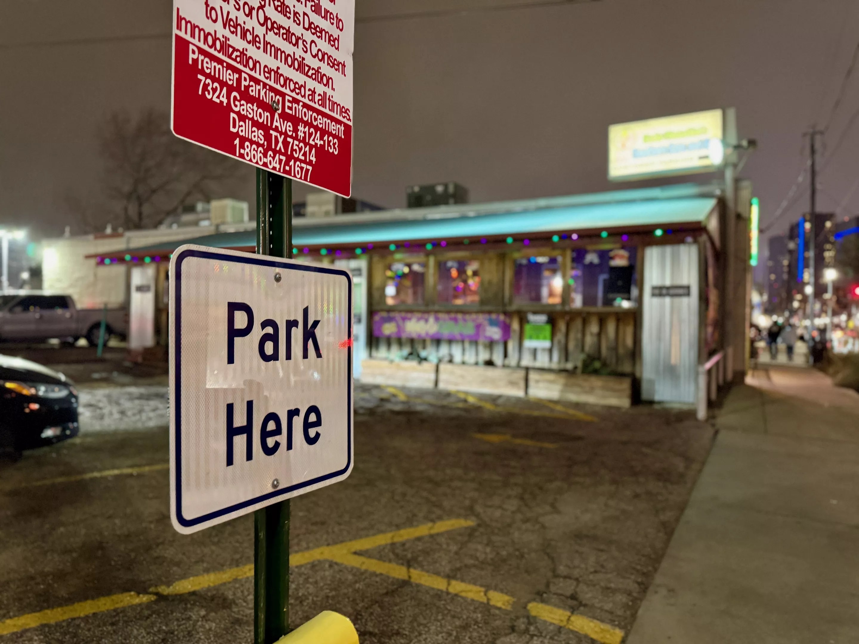 a parking meter in deep ellum