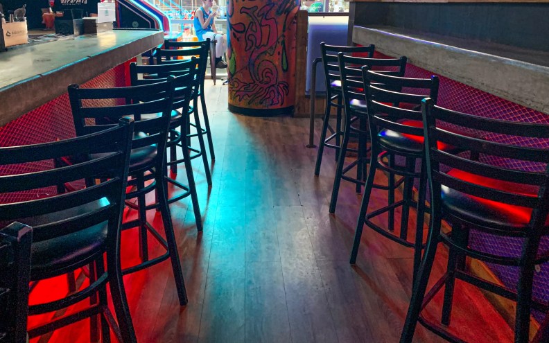 barstools at Chip Sports