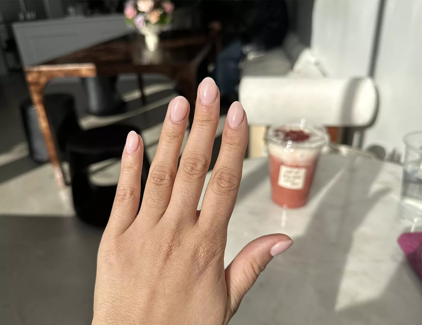 Writer Desiree Gutierrez tries BIAB nails.