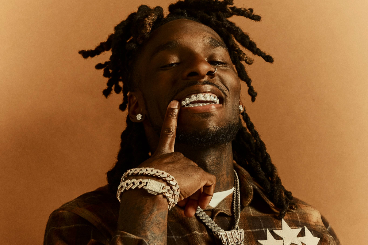 Man smiling with chains