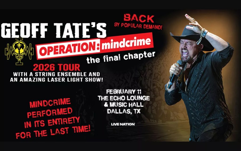 Win 2 tickets to Geoff Tate!
