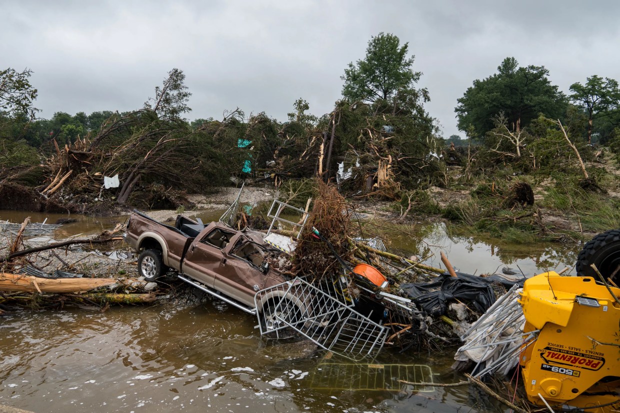 Kerrville flood damage