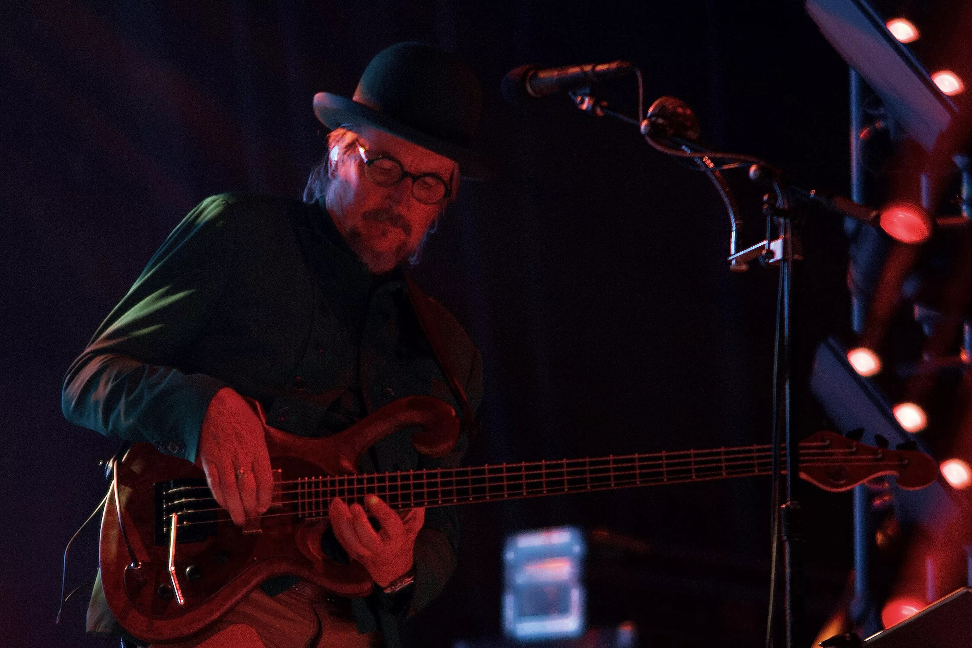 Band performing on stage