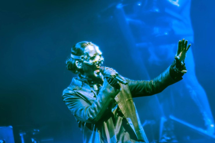 Man performing on stage