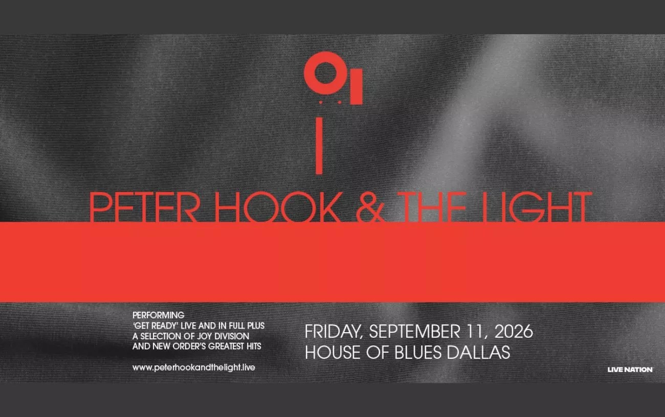 Win 2 tickets to Peter Hook & The Light!