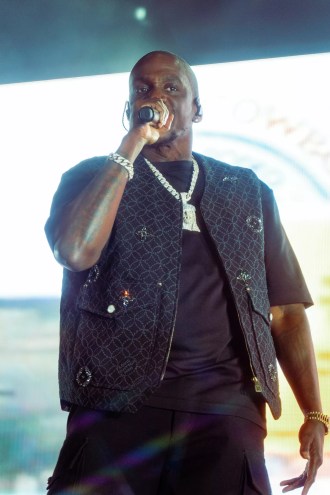 Man performing on stage